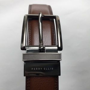 NWT Perry Ellis men’s belt brown size 34